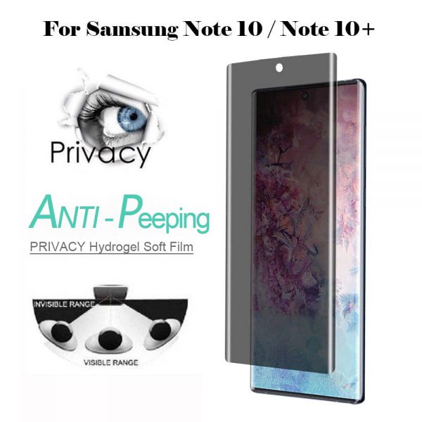 گلس امنیتی Note 10 Plus UV Privacy Tempered Glass