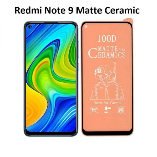 محافظ سرامیکی مات صفحه نمایش Xiaomi Note 9 Ceramic Matte Film فروشگاه اینترنتی گوگل کالا GoogleKala.com