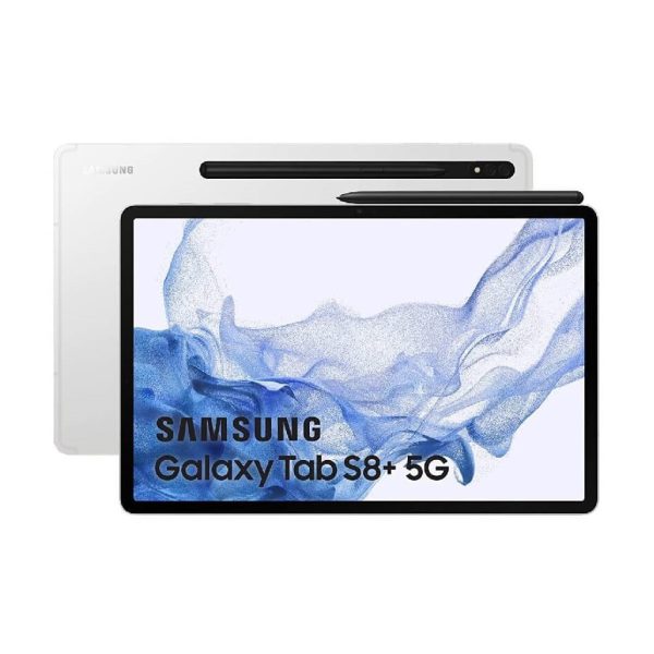 تبلت سامسونگ Samsung Galaxy Tab S8 Plus 5G 128GBفروشگاه اینترنتی گوگل کالا رنگ نقره ای
