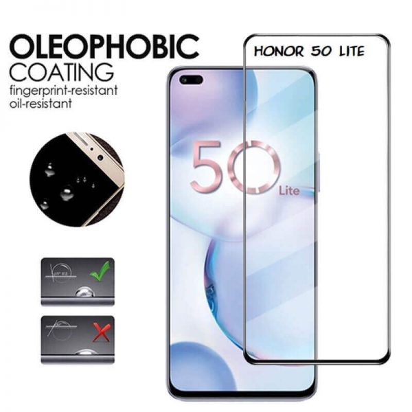 گلس گوشی آنر Honor 50 Lite Oleophobic 9D Glass فروشگاه اینترنتی گوگل کالا GoogleKala.com
