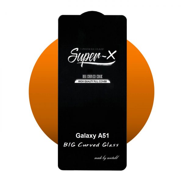 گلس فول صفحه نمایش گوشی Galaxy A51 SuperX 9H Glass فروشگاه اینترنتی گوگل کالا GoogleKala.com