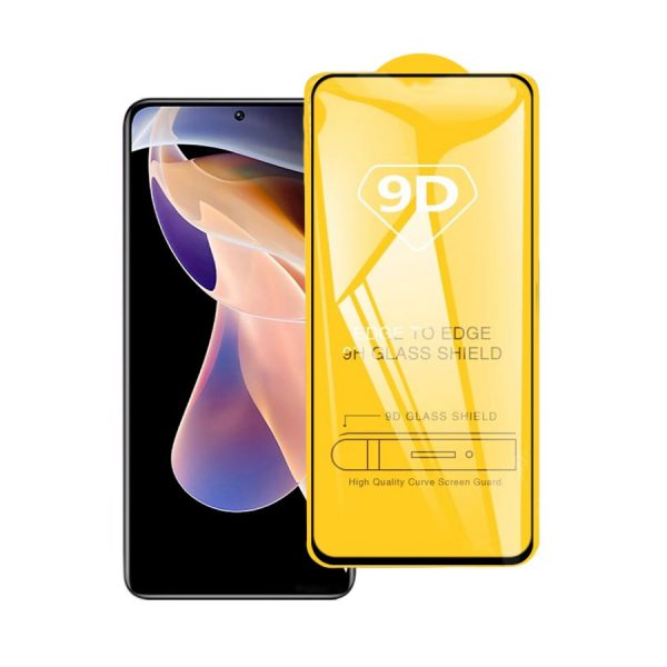 گلس صفحه نمایش Xiaomi Note 11 Pro Plus 9D Golden Glass Screen Protector فروشگاه اینترنتی گوگل کالا