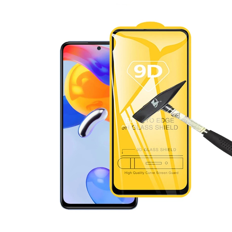 گلس صفحه نمایش شیایومی Xiaomi Note 11 Pro 9D Golden Glass Screen Protector