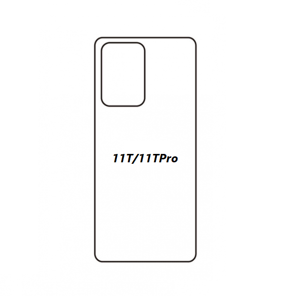 برچسب محافظ پشت بدنه شفاف Xiaomi 11T TPU Unshocked Protector