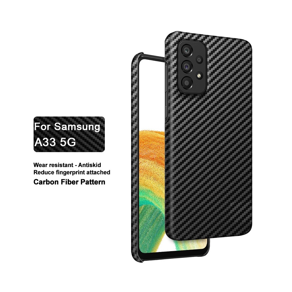 گارد فیبر کربنی سامسونگ Galaxy A33 Berlia Skin Fiber Carbon Case