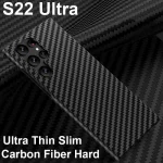 گارد فیبر کربنی سامسونگ Galaxy S22 Ultra Berlia Skin Fiber Carbon Case فروشگاه اینترنتی گوگل کالا رنگ مشکی کربنی