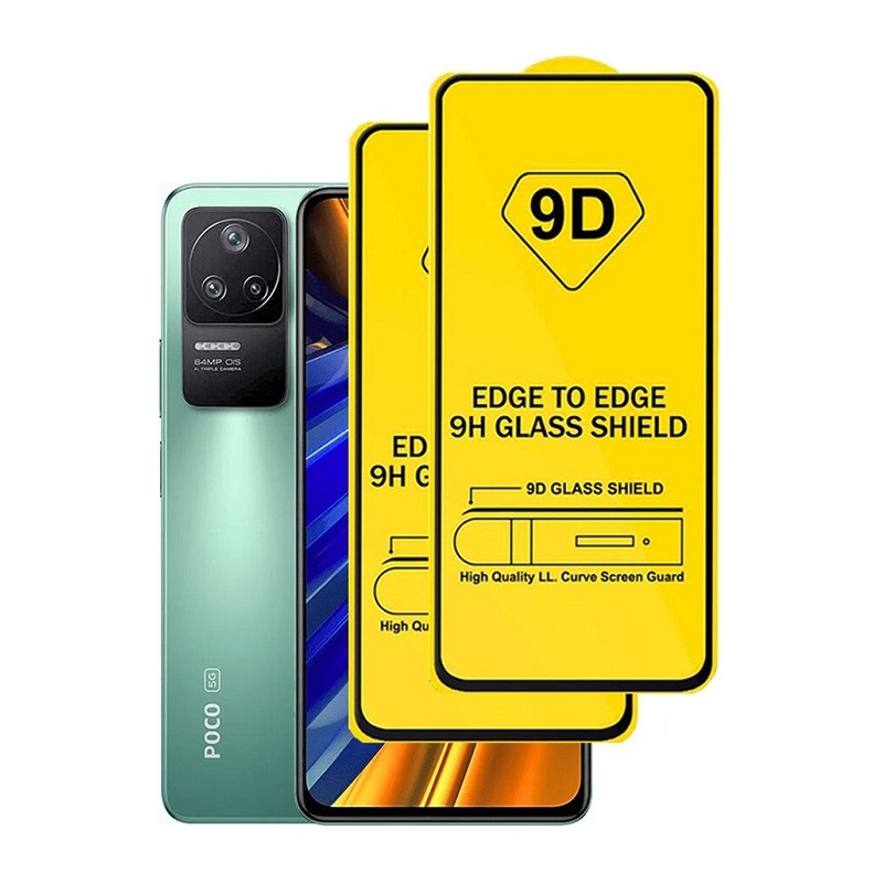 گلس شیشه ای صفحه نمایش شیایومی Redmi K40S 9D Golden Glass
