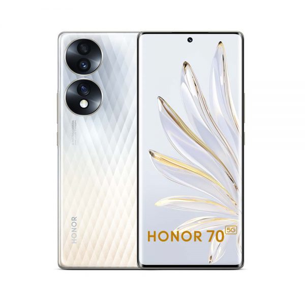 گوشی موبایل آنر Honor 70 5G 256/8 فروشگاه اینترنتی گوگل کالا رنگ نقره ای