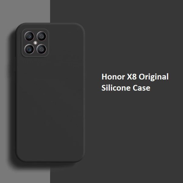 گارد سیلیکونی اورجینال آنر Honor X8 4G Orginal Silicone Cover فروشگاه اینترنتی گوگل کالا رنگ مشکی
