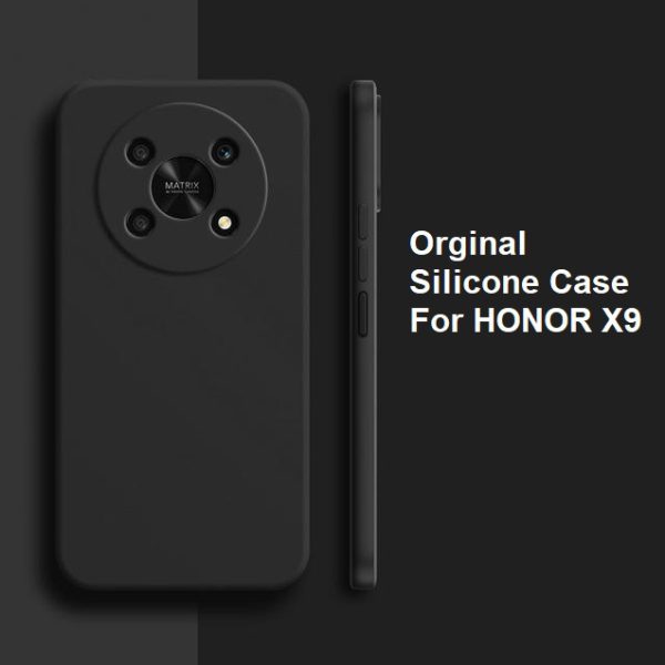گارد سیلیکونی اورجینال آنر Honor X9 Orginal Silicone Cover فروشگاه اینترنتی گوگل کالا رنگ مشکی