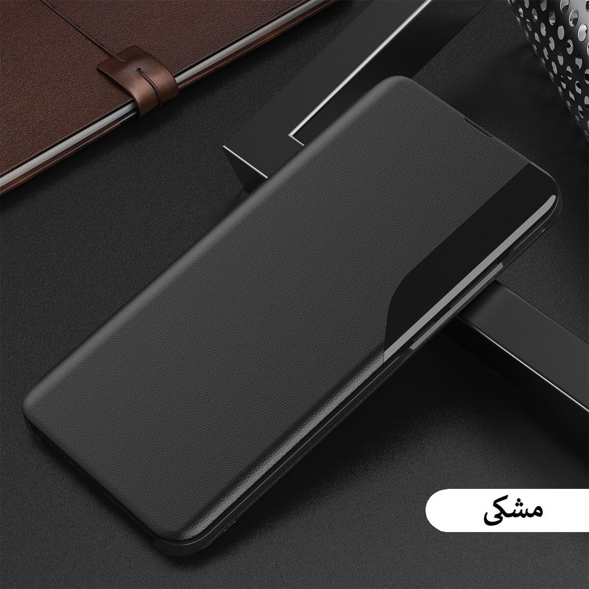 کیف چرمی سامسونگ S22 Ultra Leather Case