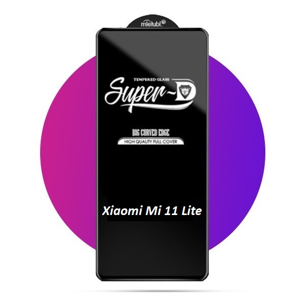 گلس فول صفحه نمایش شیایومی Xiaomi Mi 11 Lite Super-D Glass