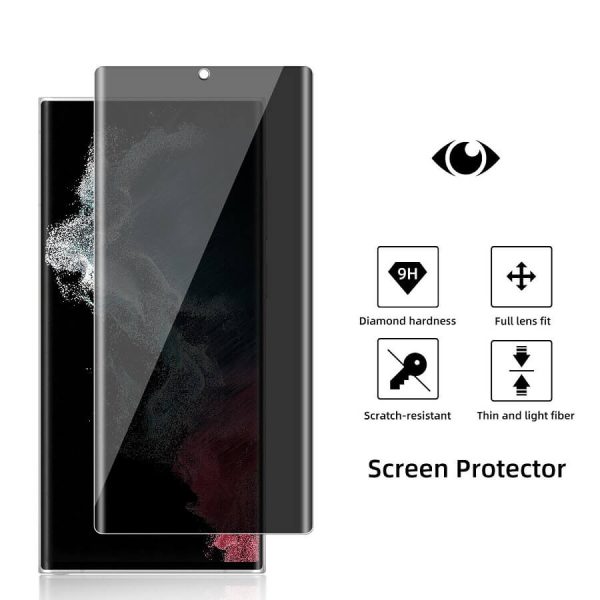 گلس پرایوسی سامسونگ Galaxy S22 Ultra Privacy UV Anti Spy Glass فروشگاه اینترنتی گوگل کالا