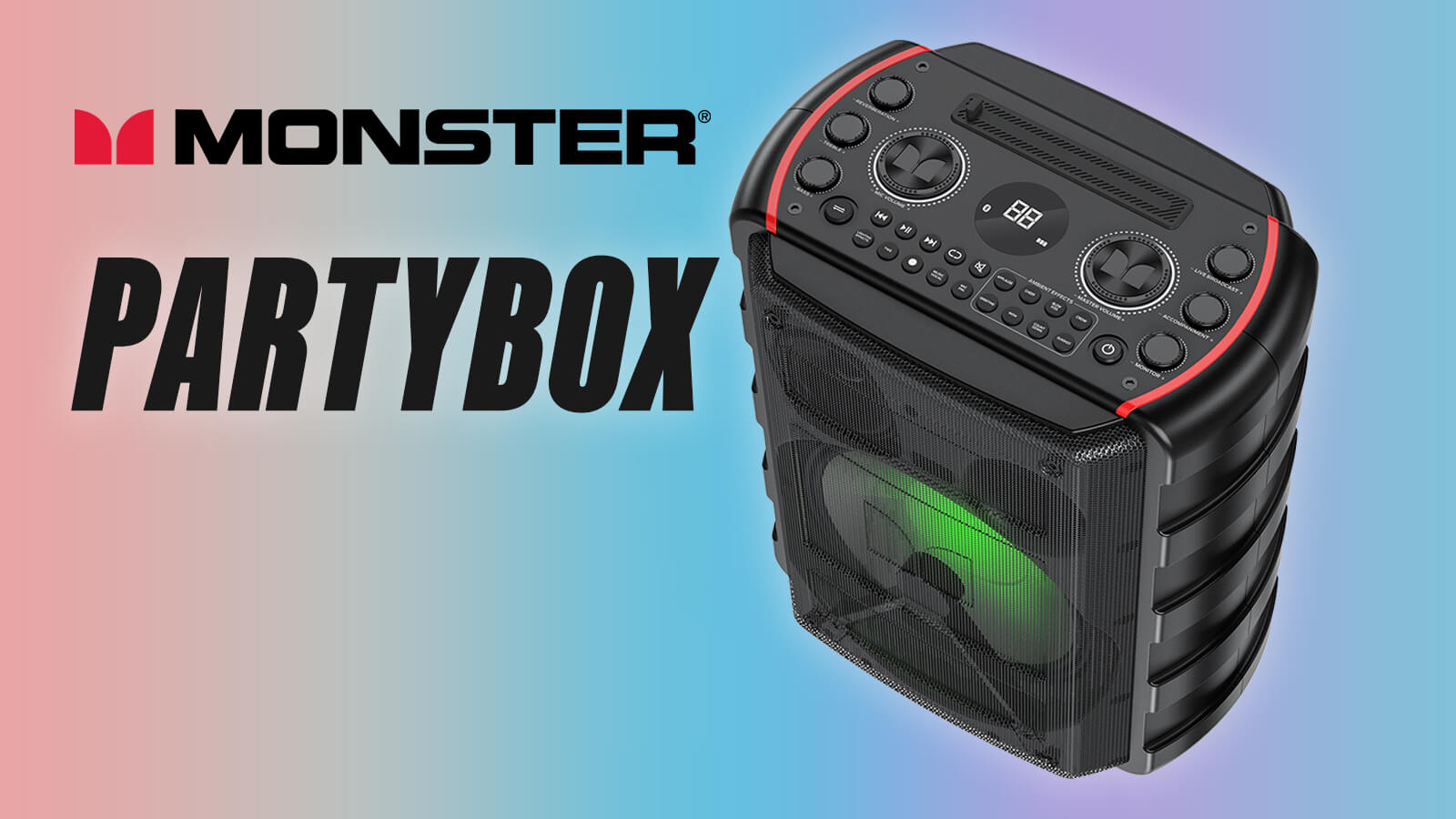 اسپیکر بلوتوثی Monster PartyBox Wireless Speaker+Mic فروشگاه اینترنتی گوگل کالا رنگ مشکی
