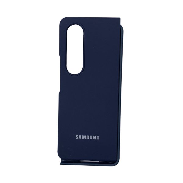 کاور سیلیکونی سامسونگ Samsung Galaxy Z Fold4 Silicone Cover فروشگاه اینترنتی گوگل کالا رنگ سرمه ای