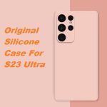 گارد سیلیکونی اورجینال Galaxy S23 Ultra Silicon Case فروشگاه اینترنتی گوگل کالا رنگ کرمی