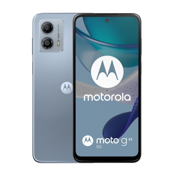 گوشی موتورولا Motorola Moto G53 5G 128/6 فروشگاه اینترنتی گوگل کالا رنگ نقره ای