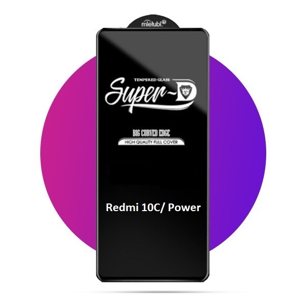 گلس فول صفحه نمایش شیائومی Xiaomi Redmi 10 Power Super-D Glass فروشگاه اینترنتی گوگل کالا