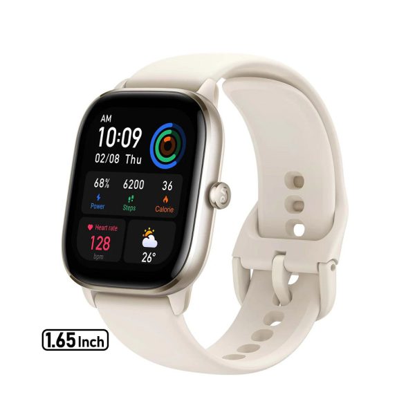 ساعت هوشمند امیزفیت Amazfit GTS 4 Mini Smart Watch فروشگاه اینترنتی گوگل کالا رنگ کرمی