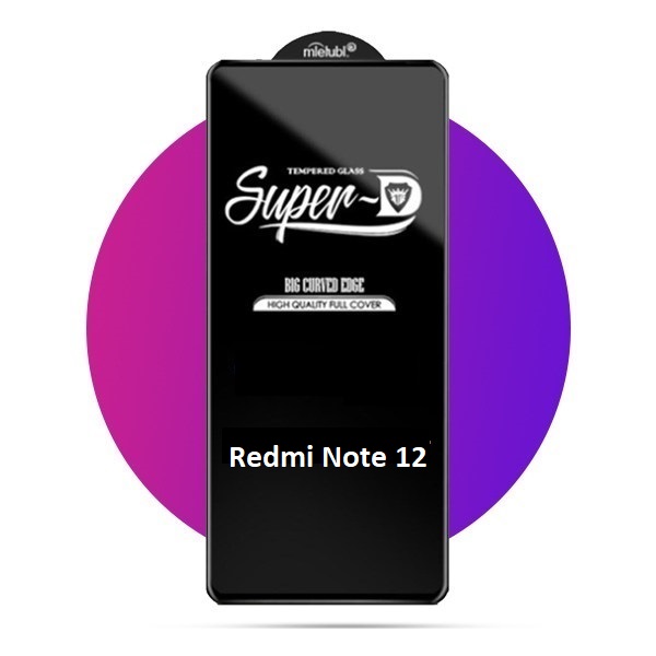 گلس فول صفحه نمایش شیایومی Xiaomi Redmi Note 12 Super-D Glass