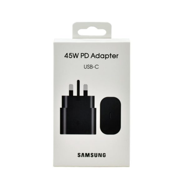 آداپتور شارژر اورجینال 45 وات سامسونگ Galaxy S23 Ultra 45W Fast Charging فروشگاه اینترنتی گوگل کالا رنگ مشکی