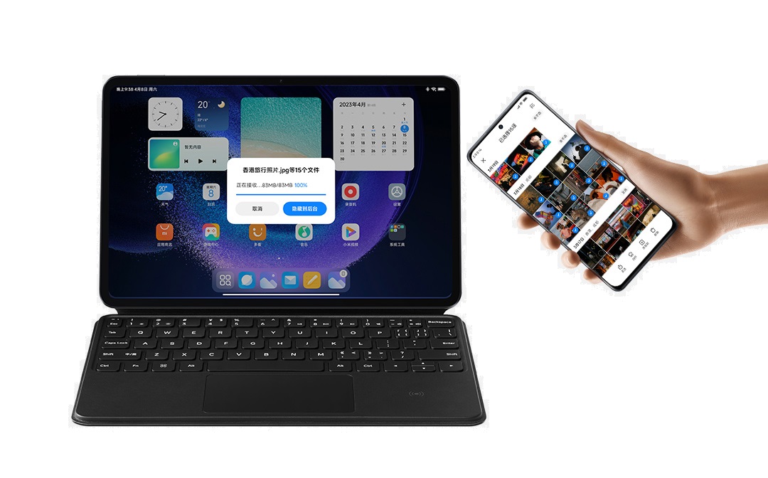 کیبورد هوشمند تبلت شیائومی Xiaomi Pad 6 Series Smart Touch Keyboard فروشگاه اینترنتی گوگل کالا رنگ مشکی