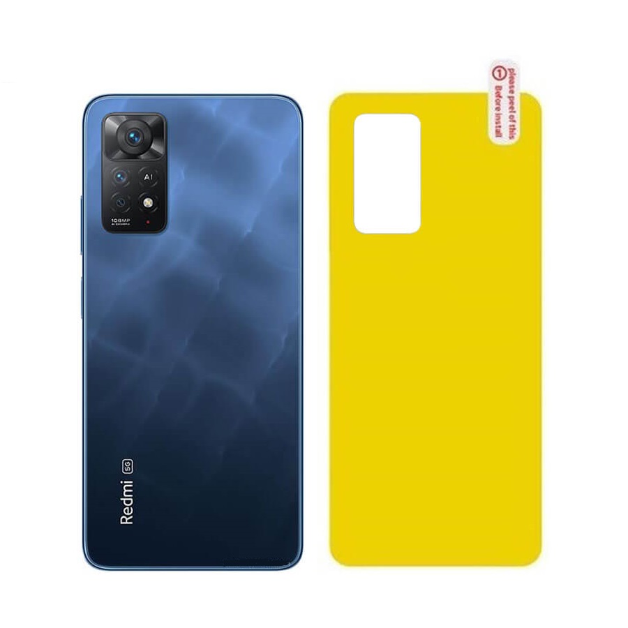 برچسب محافظ پشت بدنه شفاف Note 11 Pro TPU Unshocked Protector