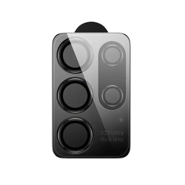 محافظ لنز رینگی دوربین Galaxy S23 Ultra Camera Lens Protector فروشگاه اینترنتی گوگل کالا رنگ مشکی