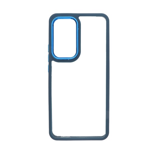 گارد دور سیلیکونی پشت شفاف برلیا Xiaomi 12T Clear Metal Case فروشگاه اینترنتی گوگل کالا رنگ آبی