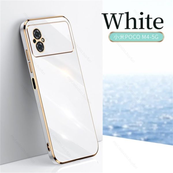 گارد لاکچری مای کیس پوکو Poco M5 4G Luxury My Case Cover فروشگاه اینترنتی گوگل کالا رنگ سفید
