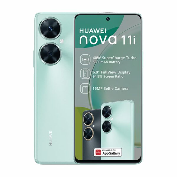 گوشی هواوی نوا Huawei Nova 11i 128/8 فروشگاه اینترنتی گوگل کالا رنگ سبز نعنایی