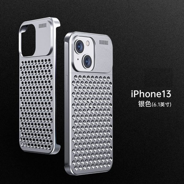 گارد فلزی آیفون Apple iPhone 13 Anti-Drop Aluminum Alloy Case فروشگاه اینترنتی گوگل کالا رنگ نقره ای