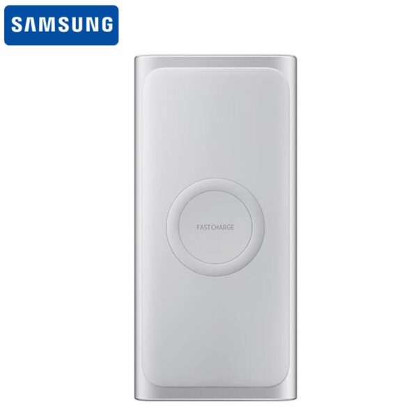 پاور بانک بی سیم سامسونگ Samsung Wireless Battery Pack EB-U1200 10000mAh فروشگاه اینترنتی گوگل کالا رنگ نقره ای