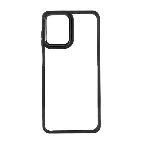 گارد دور سیلیکونی پشت شفاف برلیا Galaxy M33 Clear Metal Case فروشگاه اینترنتی گوگل کالا رنگ مشکی