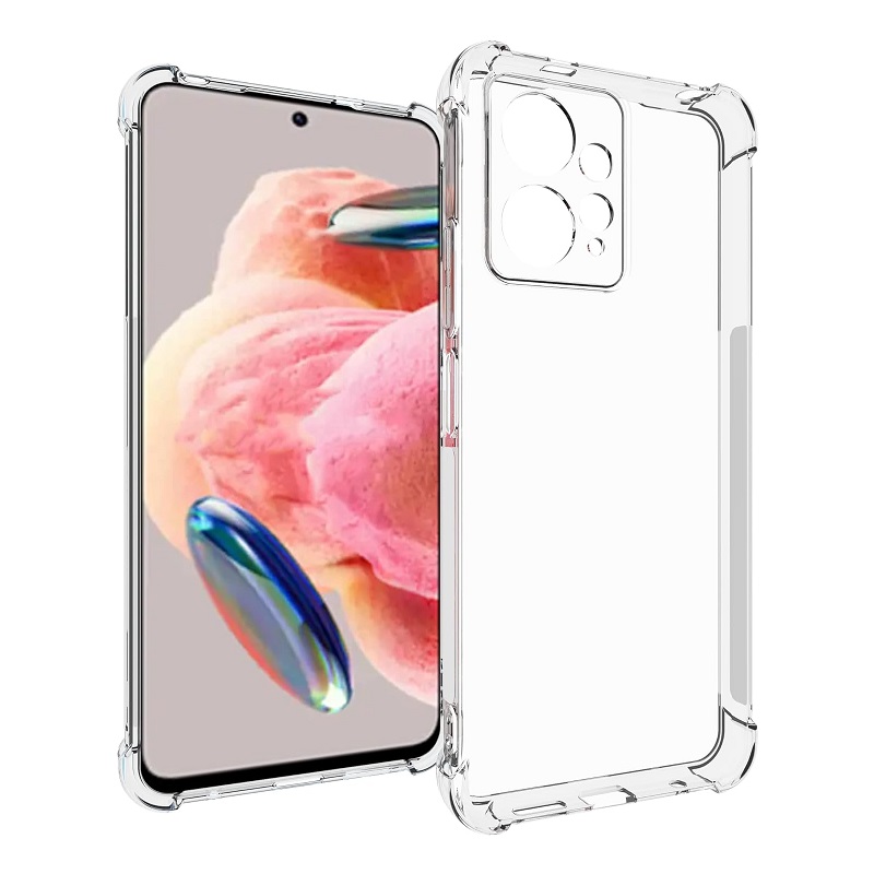 گارد شفاف محافظ لنز‌دار شیایومی Redmi Note 12 4G Transparent Clear Case