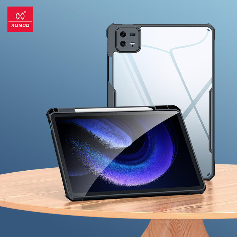 گارد هیبریدی تبلت شیایومی Xiaomi Pad 6 XUNDD Hybrid Case With Tempered Glass با گلس شیشهای
