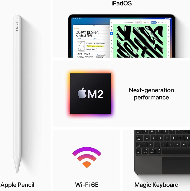 تبلت اپل Apple iPad Pro 4rd 11 inch 2022 256GB Wifi فروشگاه اینترنتی گوگل کالا