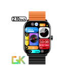 ساعت هوشمند گلوریمی Glorimi GS1 Pro Smart Calling Watch فروشگاه اینترنتی گوگل کالا رنگ مشکی- نارنجی