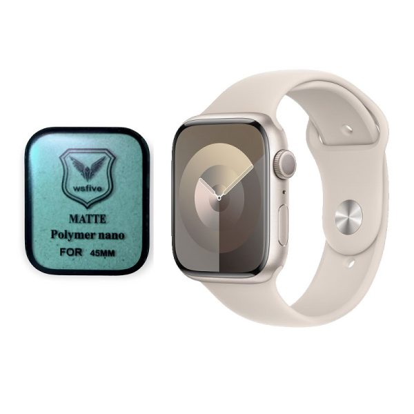 گلس پلیمرنانو مات اپل واچ 9 Apple Watch 9 45mm Polymer Nano Matte Glass فروشگاه اینترنتی گوگل کالا
