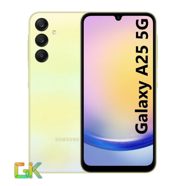 گوشی سامسونگ Samsung Galaxy A25 5G 128/6 فروشگاه اینترنتی گوگل کالا رنگ زرد لیمویی