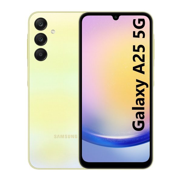 گوشی سامسونگ Samsung Galaxy A25 5G 128/8 فروشگاه اینترنتی گوگل کالا رنگ زرد لیمویی
