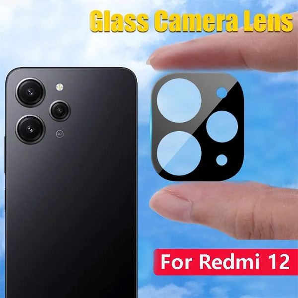 گلس لنز شیشه ای فول شیایومی Xiaomi Redmi 12 3D Premium Lens Glass
