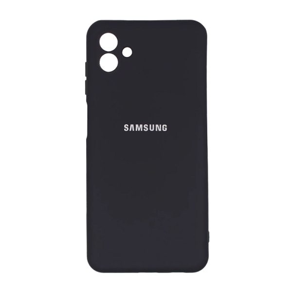 کاور سیلیکونی سامسونگ Samsung Galaxy A05 Silicone Cover فروشگاه اینترنتی گوگل کالا رنگ مشکی