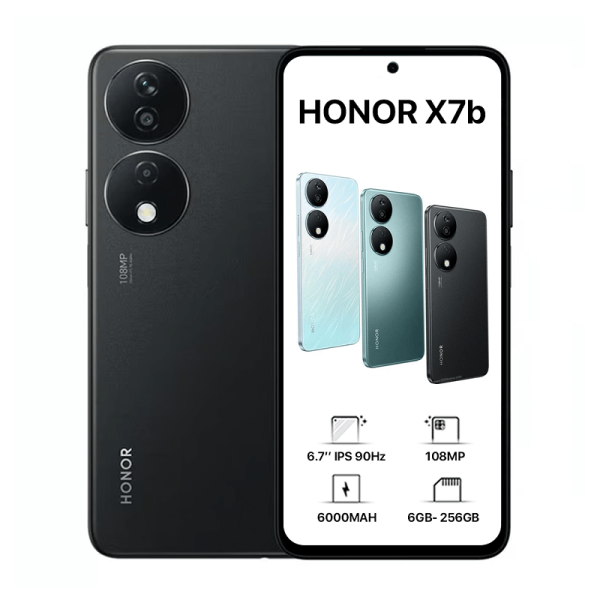 گوشی موبایل آنر Honor X7b 4G 256/8 فروشگاه اینترنتی گوگل کالا رنگ مشکی