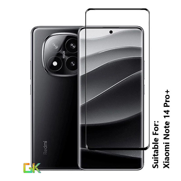 گلس فول چسب شیایومی Xiaomi Note 14 Pro Plus Full Glue Premium Glass