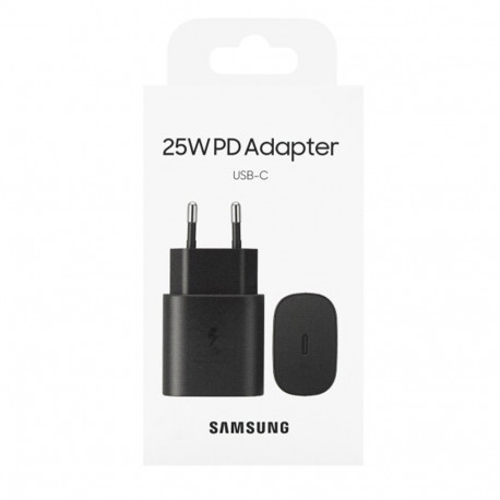 آداپتور شارژر 25 واتی 2پین اورجینال سامسونگ Samsung 25W Original Fast Charging Adoptor