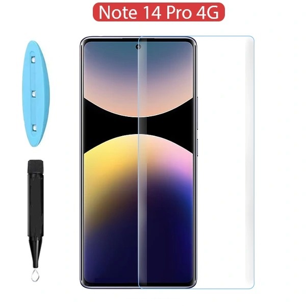 گلس UV شیایومی Xiaomi Note 14 Pro 4G UV Ultimate Premium Glass