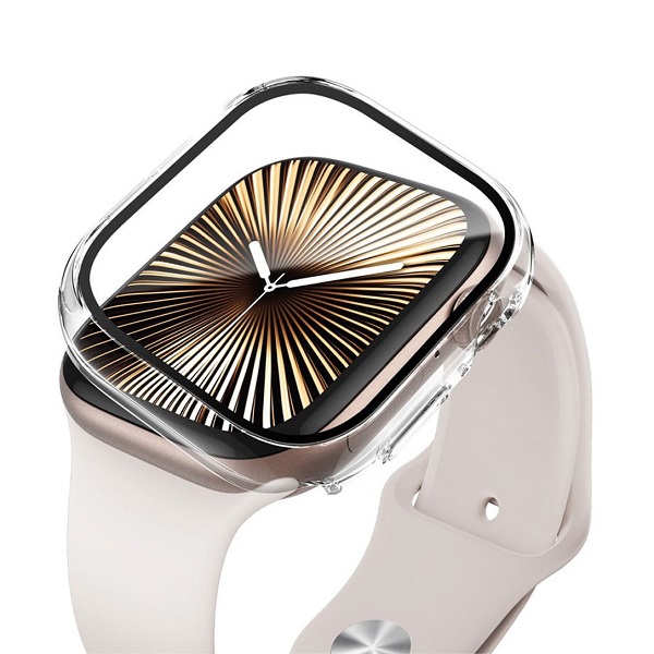 کیس و گلس شفاف اپل واچ 10 Apple Watch 10 46mm Clear Case With Glass