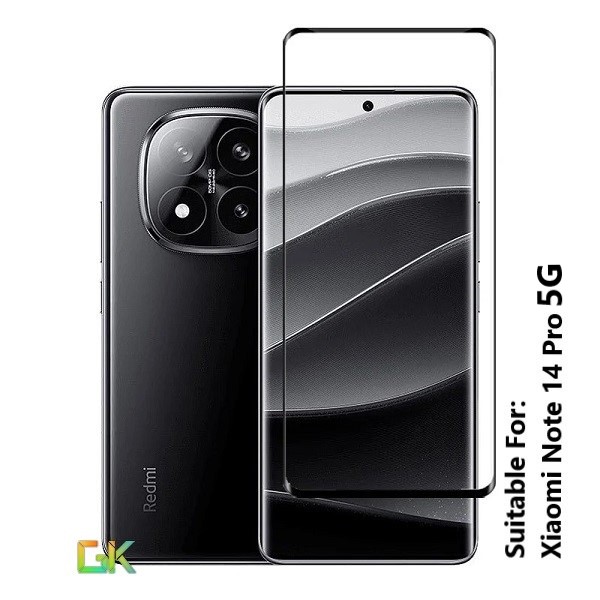 گلس فول چسب شیایومی Xiaomi Note 14 Pro 5G Full Glue Premium Glass